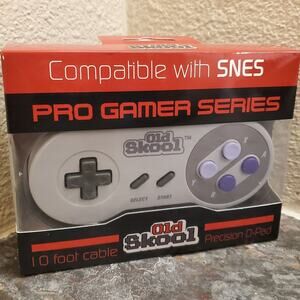 Super NES Controller w/ 10-FT Cord (NEW) - Super NES - Pro Gamer Series